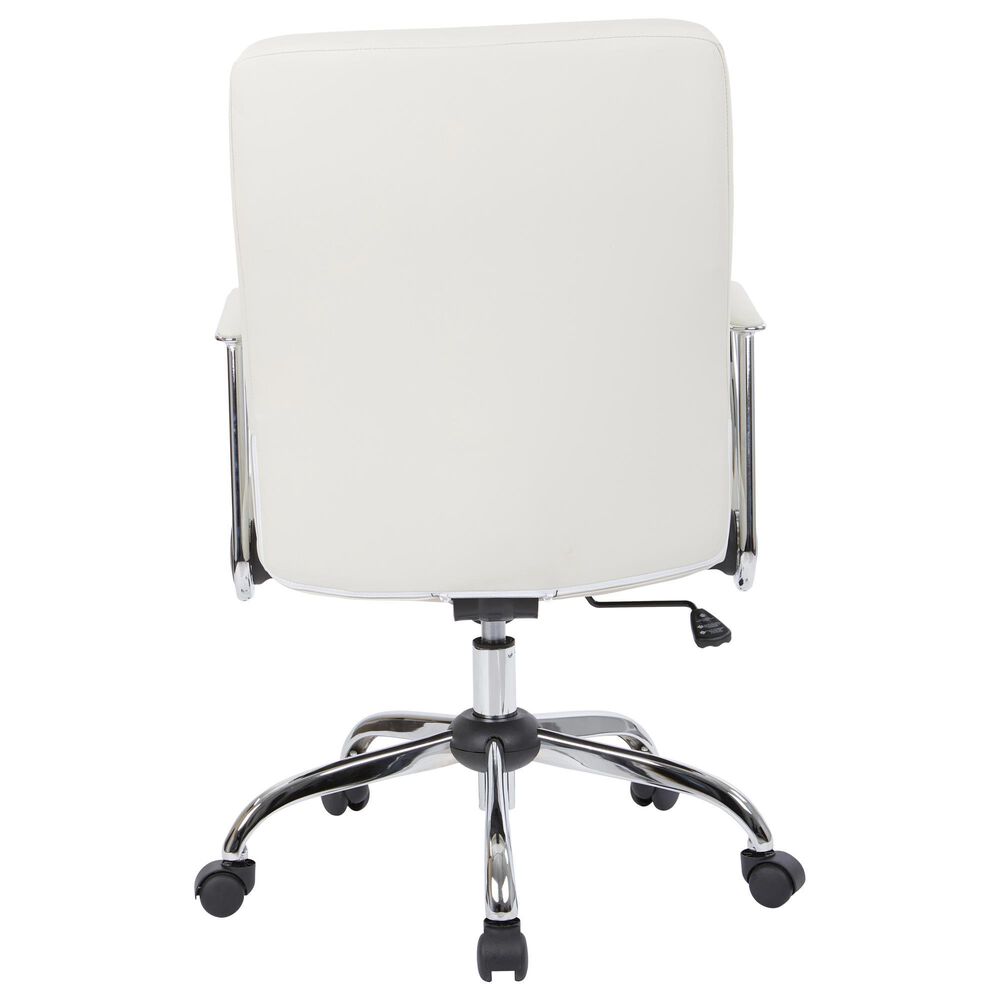 OSP Home Office Chair with Cream Cushion with Chrome, , large