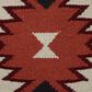Rizzy Home 18" x 18" Poly-Fill Throw Pillow in Neutral, Black and Orange, , large