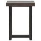 Steve Silver Jennings Live Edge Stool in Distressed Cherry and Ebony, , large