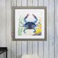 Paragon 23" Square Sea Creature Crab Wall Art in Yellow, , large