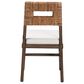 Baxton Studio Porsha Side Chair in Dark Brown and Natural, , large