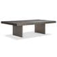 Bernhardt Interiors Polus Cocktail Table in Graphite and Zeno, , large