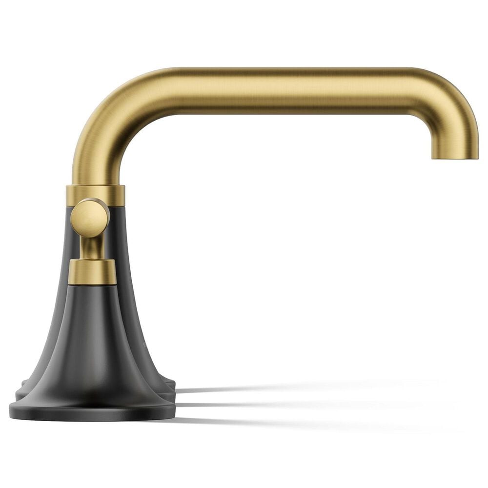 Kohler Tone Widespread Bathroom Sinks in Matte Black and Brushed Moderne Brass, , large