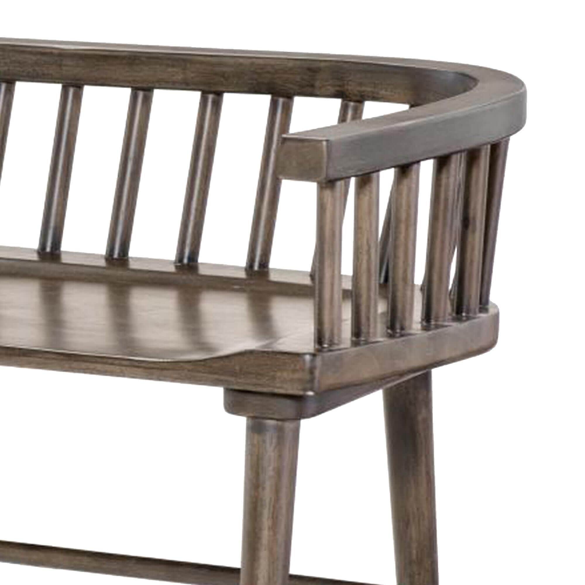 St Claire Home XXX's and OOO's Windsor Dining Bench in Cocoa
