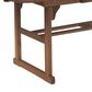 Walker Edison Acacia Wood Patio Butterfly Dining Table in Dark Brown, , large