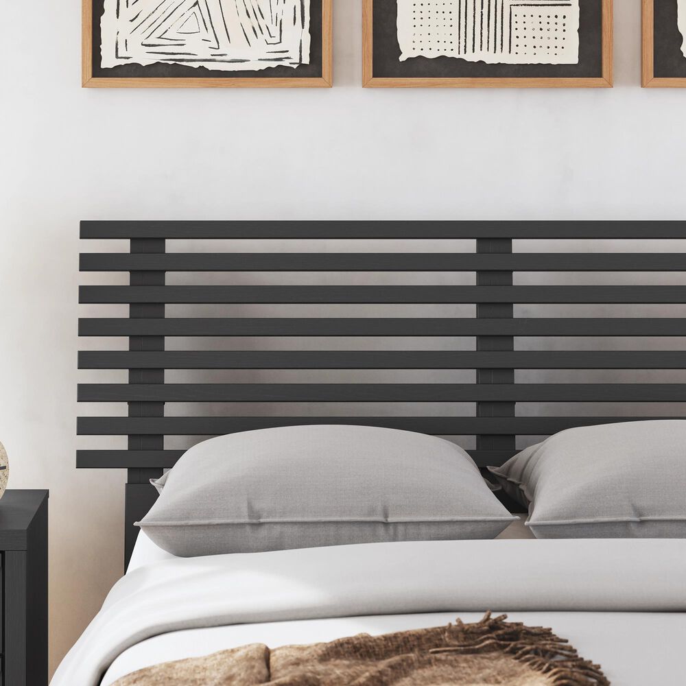 Ashley Danziar Full Slat Panel Bed in Black, , large