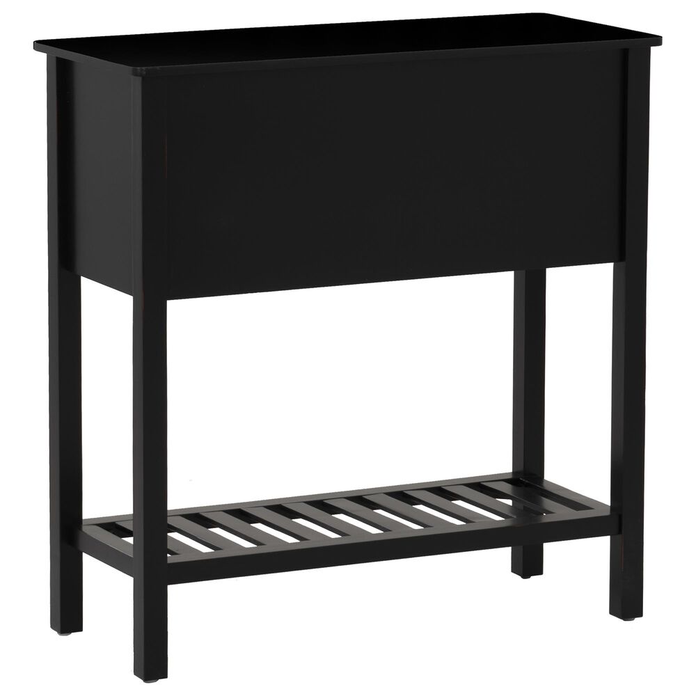 Linon Home Decor Blume 4-Drawer Console in Antique Black, , large