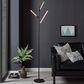 Lite Source Lorant 3-Lite LED Floor Lamp in Black, , large