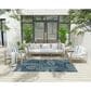 Nourison Garden Oasis GOA02 Navy 5" x 7" Indoor/Outdoor Area Rug, , large