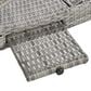 HOMLUX Outdoor Chaise Lounge in Grey (Set of 2), , large