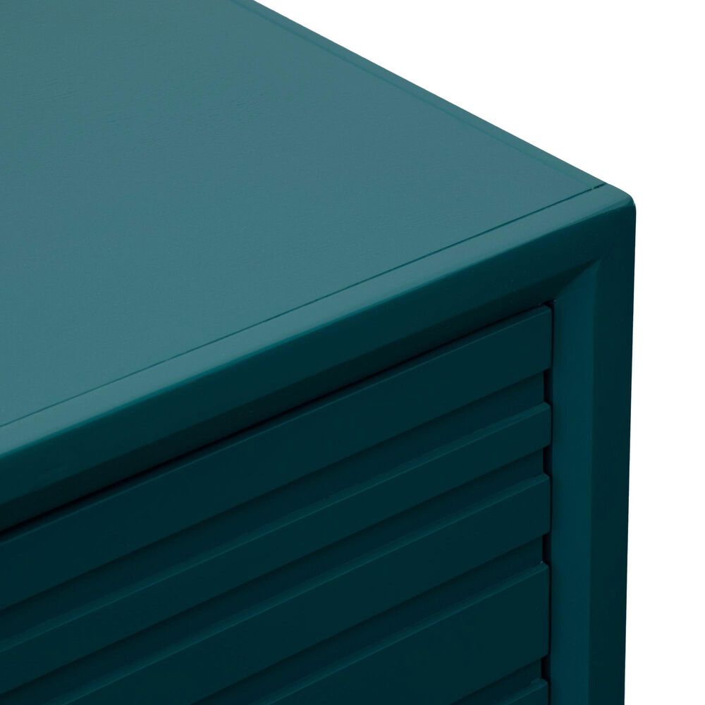 Legends Home Malibu 78&quot; Fireplace TV Stand in Teal and Black, , large