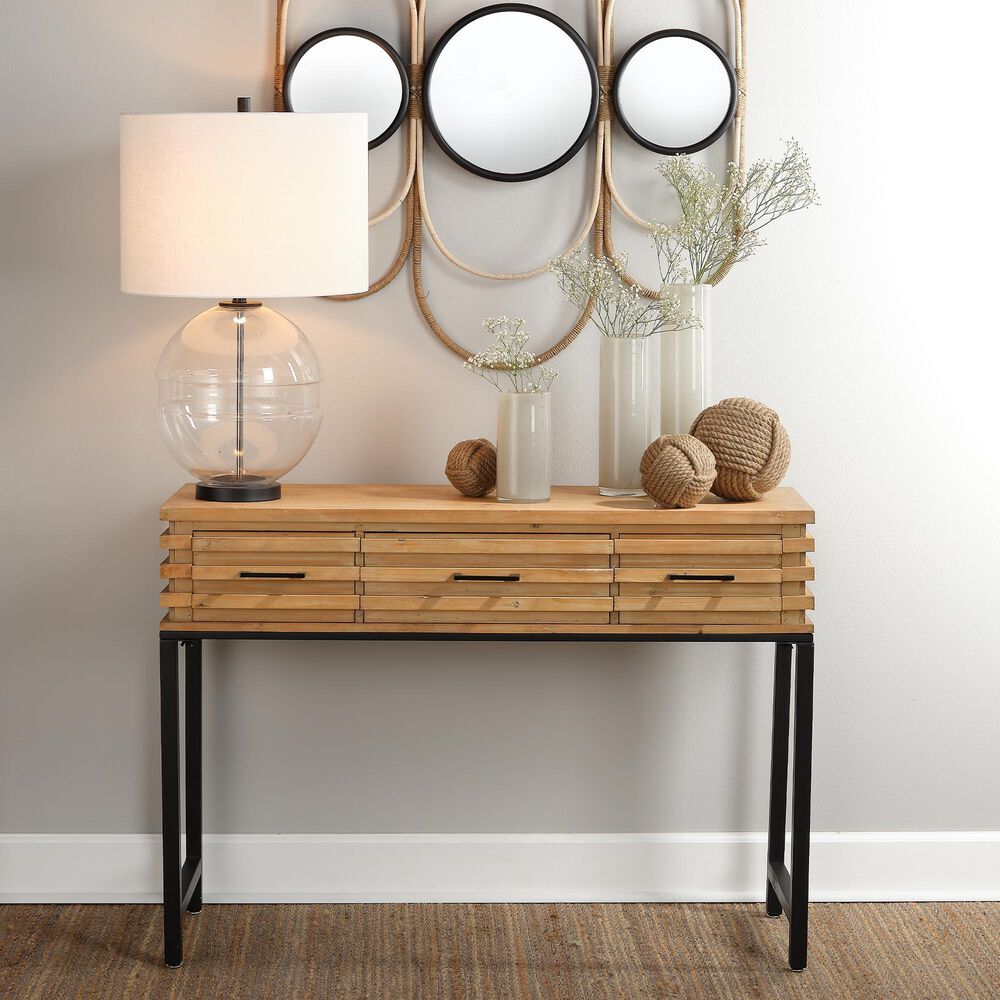 Jamie Young Langford Console Table in Brown and Black, , large