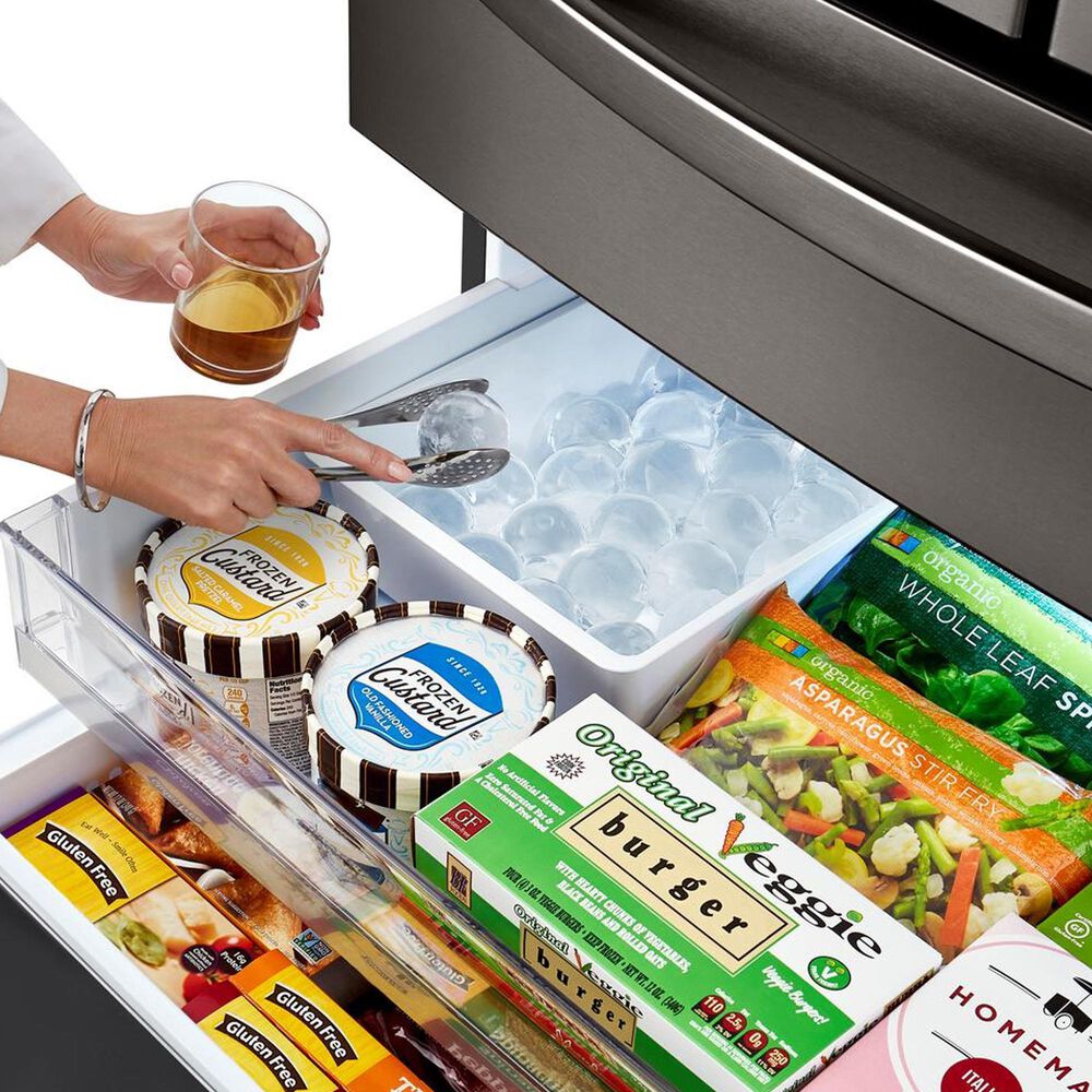LG 23 Cu. Ft. Smart wi-fi Enabled InstaView Door-in-Door Counter-Depth Refrigerator w/ Craft Ice Maker - Black Stainless Steel, , large