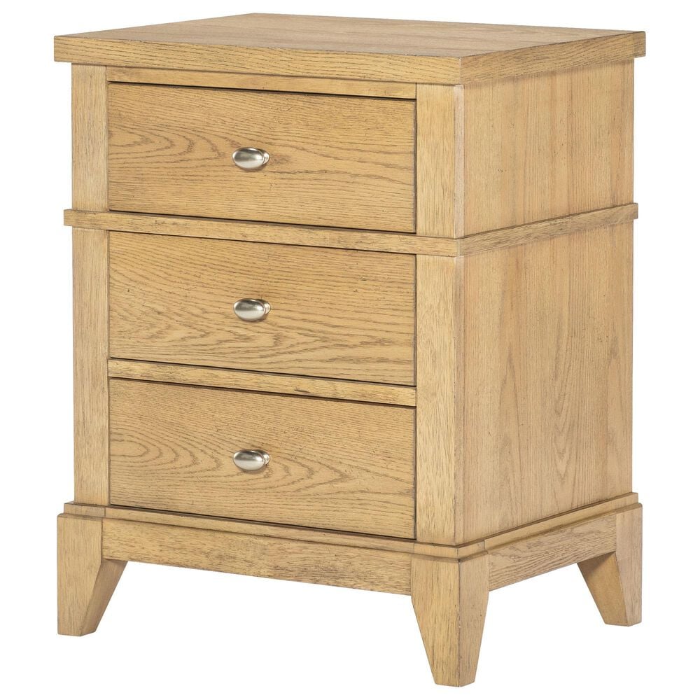 St Claire Home Today's Traditions 4 Piece Full Platform Panel Bedroom Set in Natural Hickory, , large