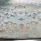 Safavieh Aria ARA172B 6"6" Round Blue and Multicolor Area Rug, , large