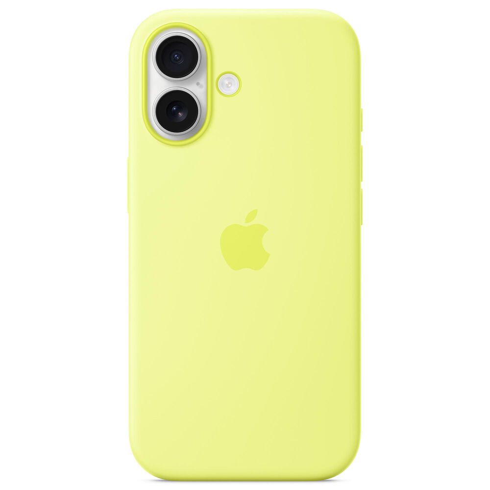 Apple Silicone Case with MagSafe for iPhone 17 in Neon Yellow, , large