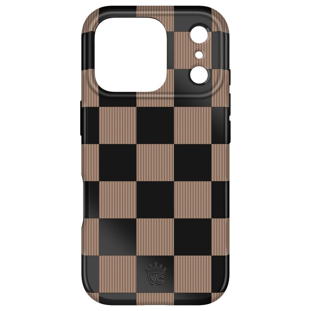 Velvet Caviar MagSafe Case For Apple iPhone 17 Pro in Mocha Vibe Checkered, , large