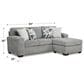 Arapahoe Home Sofa Chaise w/ Reversible Chaise in Posh Gray, , large