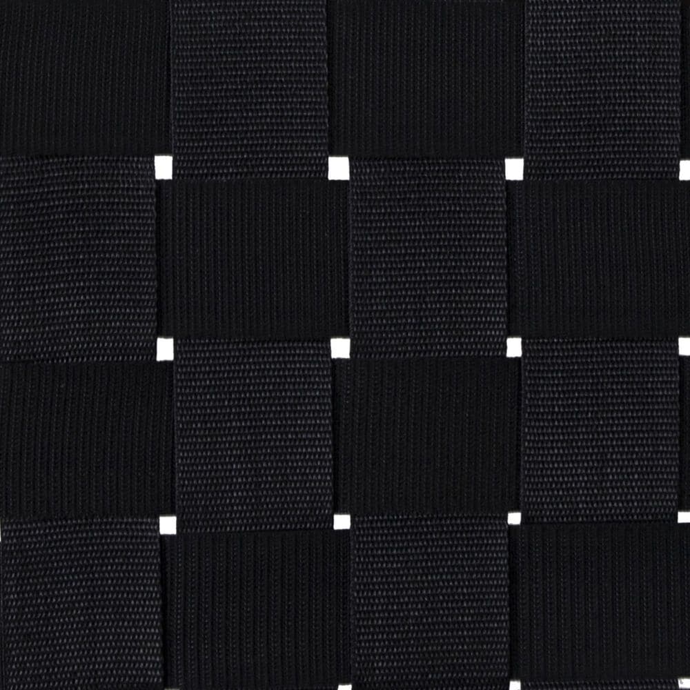 Hearth and Haven Charlotte Outdoor Lounge Chair with Black Rope Weave Design Seat &#40;Set of 2&#41;, , large