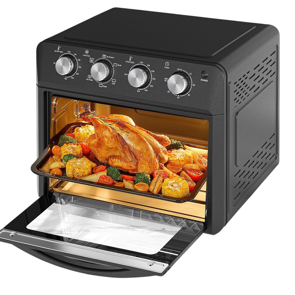HOMLUX 27.5 Qt Air Fryer Oven in Black, , large
