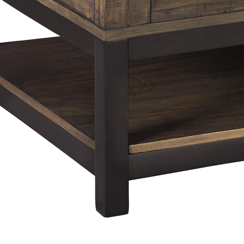 Ashley Johurst Lift Top Cocktail Table in Grayish Brown and Black, , large
