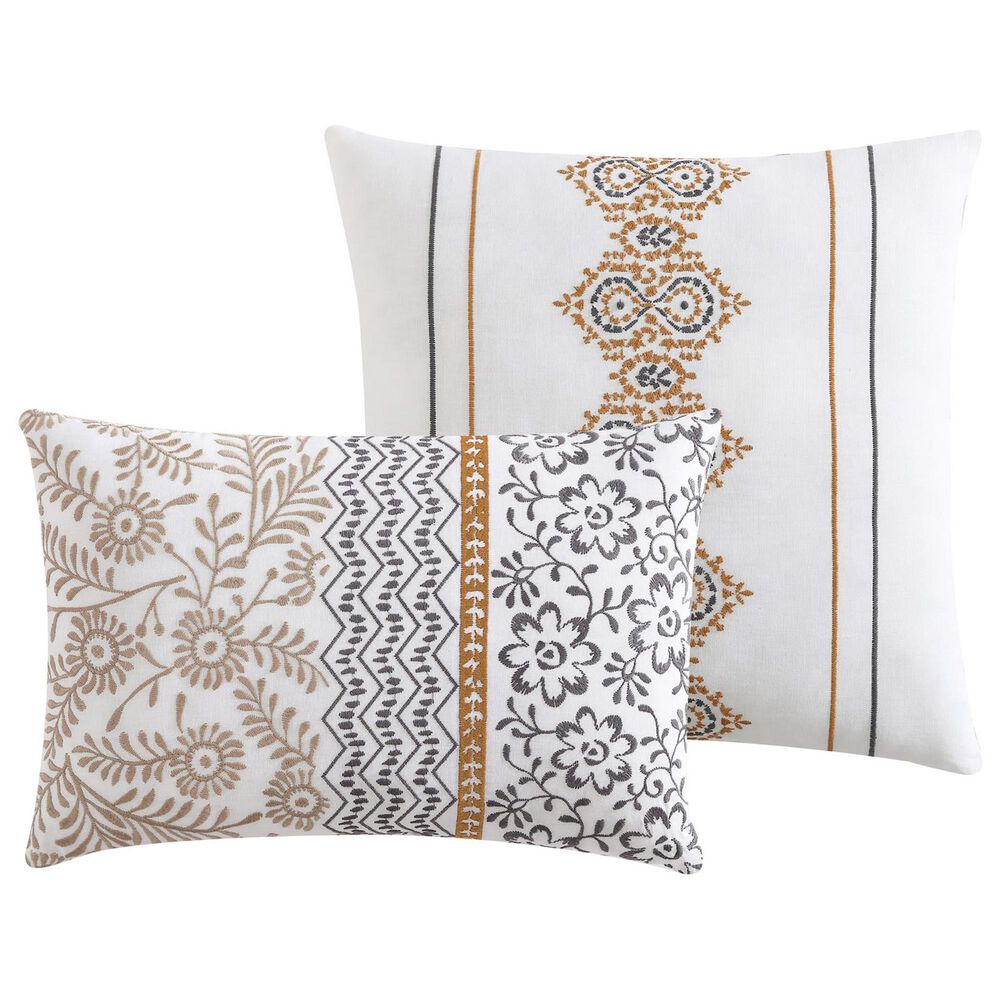 Hallmart Collectibles Arden 5-Piece King Comforter Set in Cream, Spice and Grey, , large