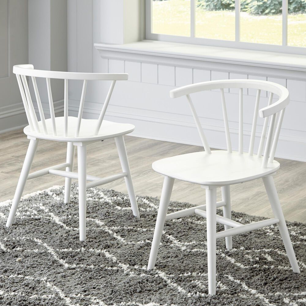 Ashley Grannen Dining Chair in White &#40;Set of 2&#41;, , large