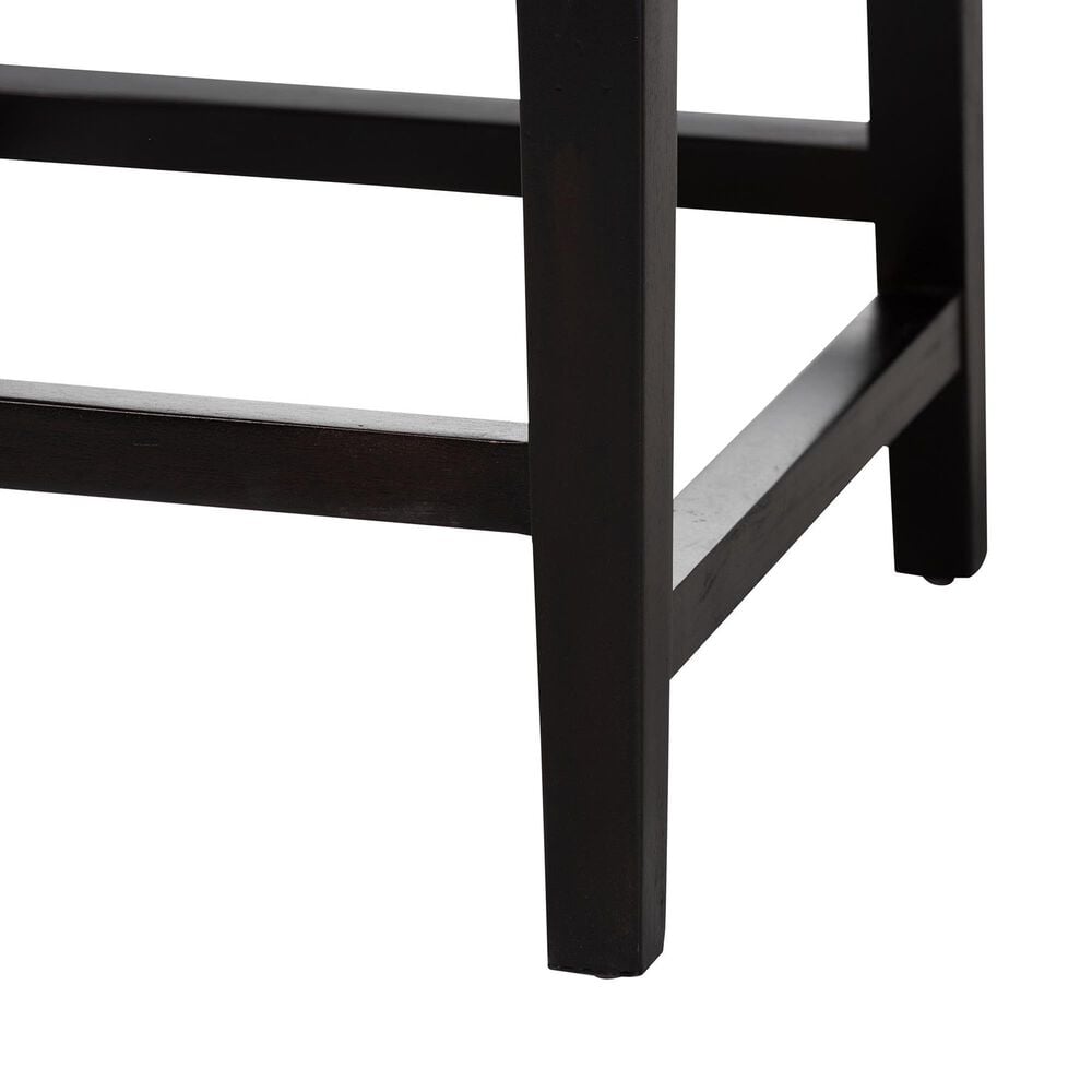Baxton Studio Alise Side Chair in Dark Brown, , large