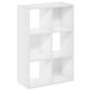 HOMLUX 6-Cube Cubic Storage Organizer Bookcase in White, , large