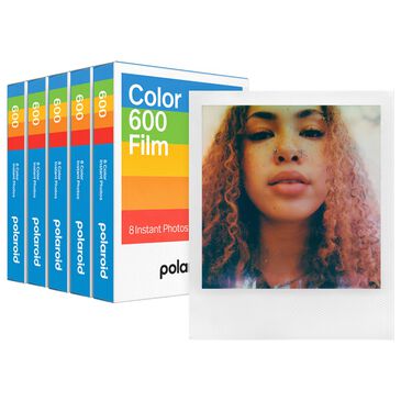 Polaroid Color 600 Film Five Packs, , large