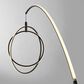 Lite Source Monita LED Arc Lamp in Black, , large