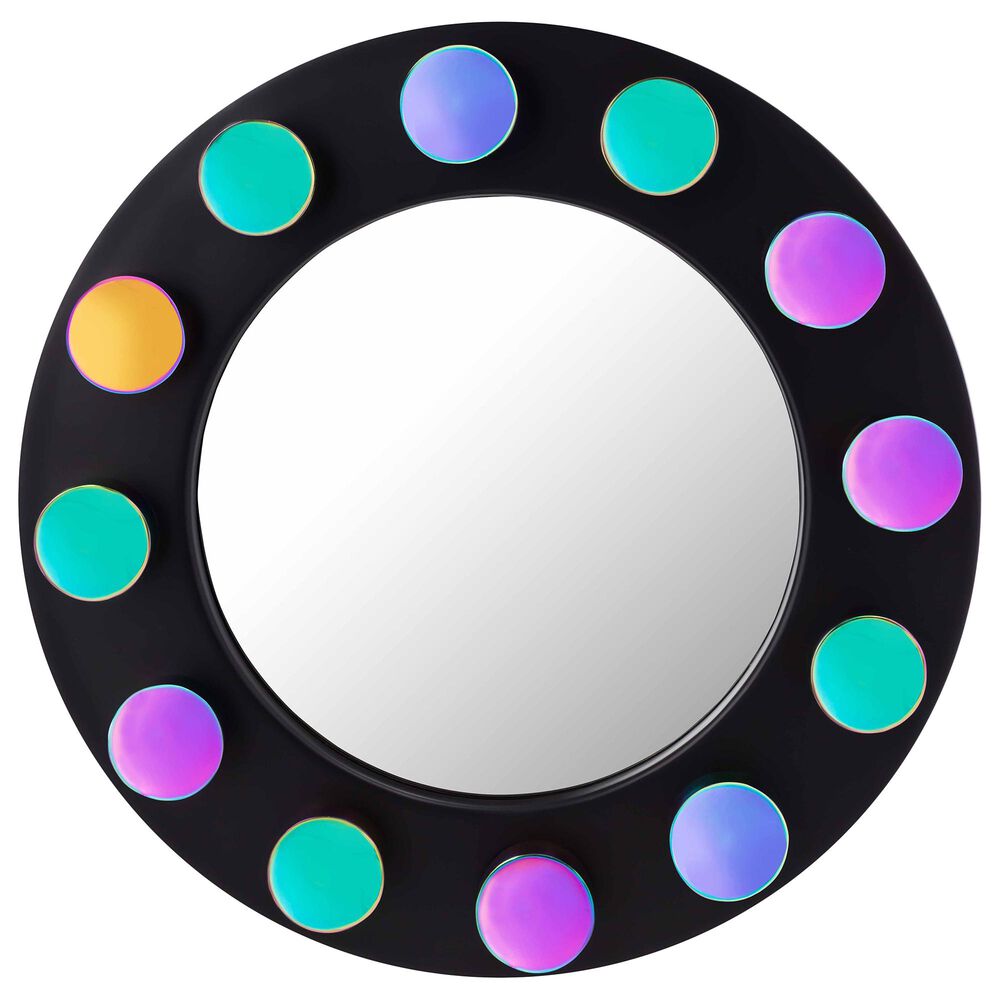 Tov Furniture Rockstar Mirror in Black/Multi, , large