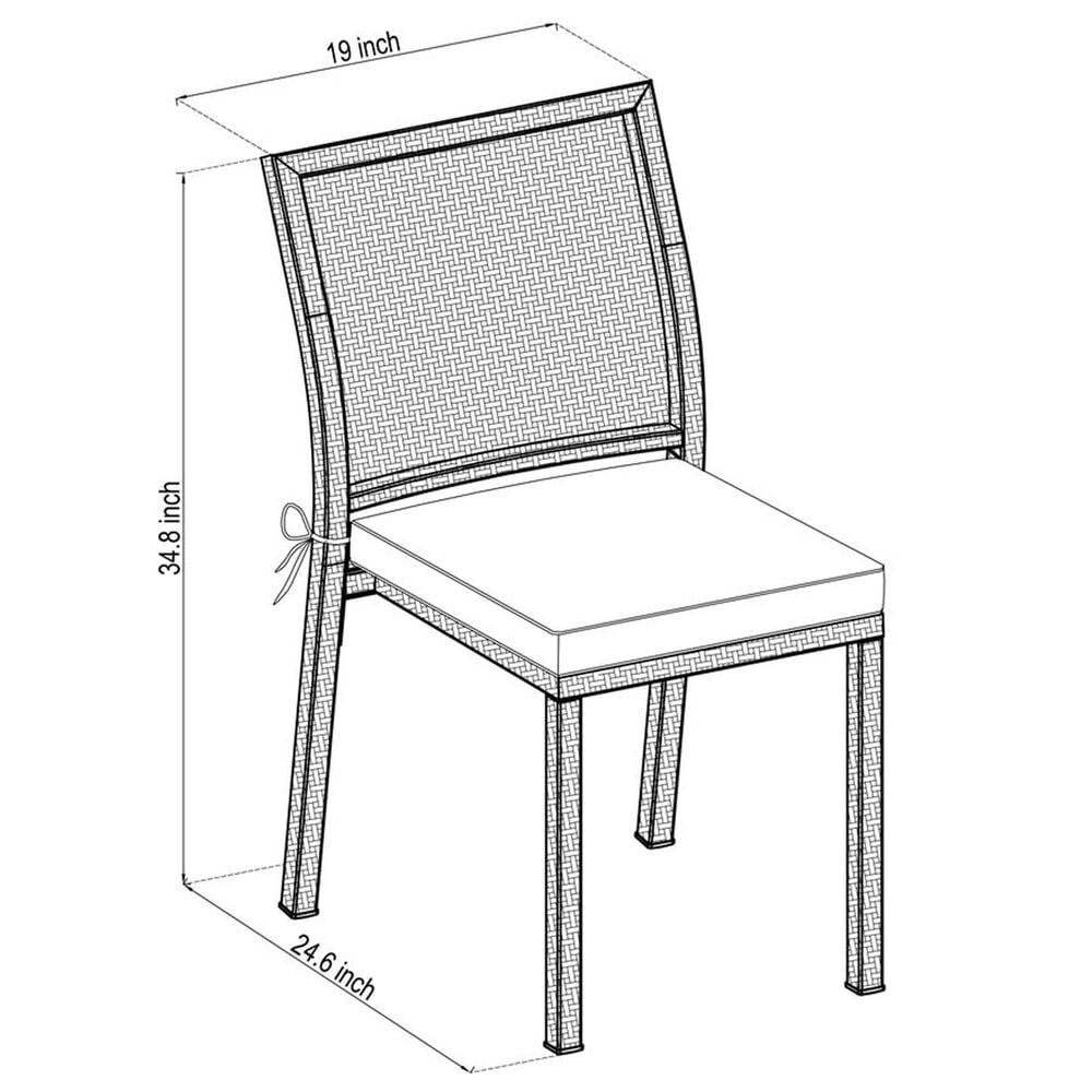 International Home Miami Sivi 9-Piece Round Patio Dining Set in Grey and Light Oak, , large