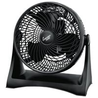Comfort Zone 8in High Velocity Turbo Fan in Black
