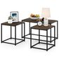 HOMLUX 3-Piece Table Set in Columbia Walnut, , large