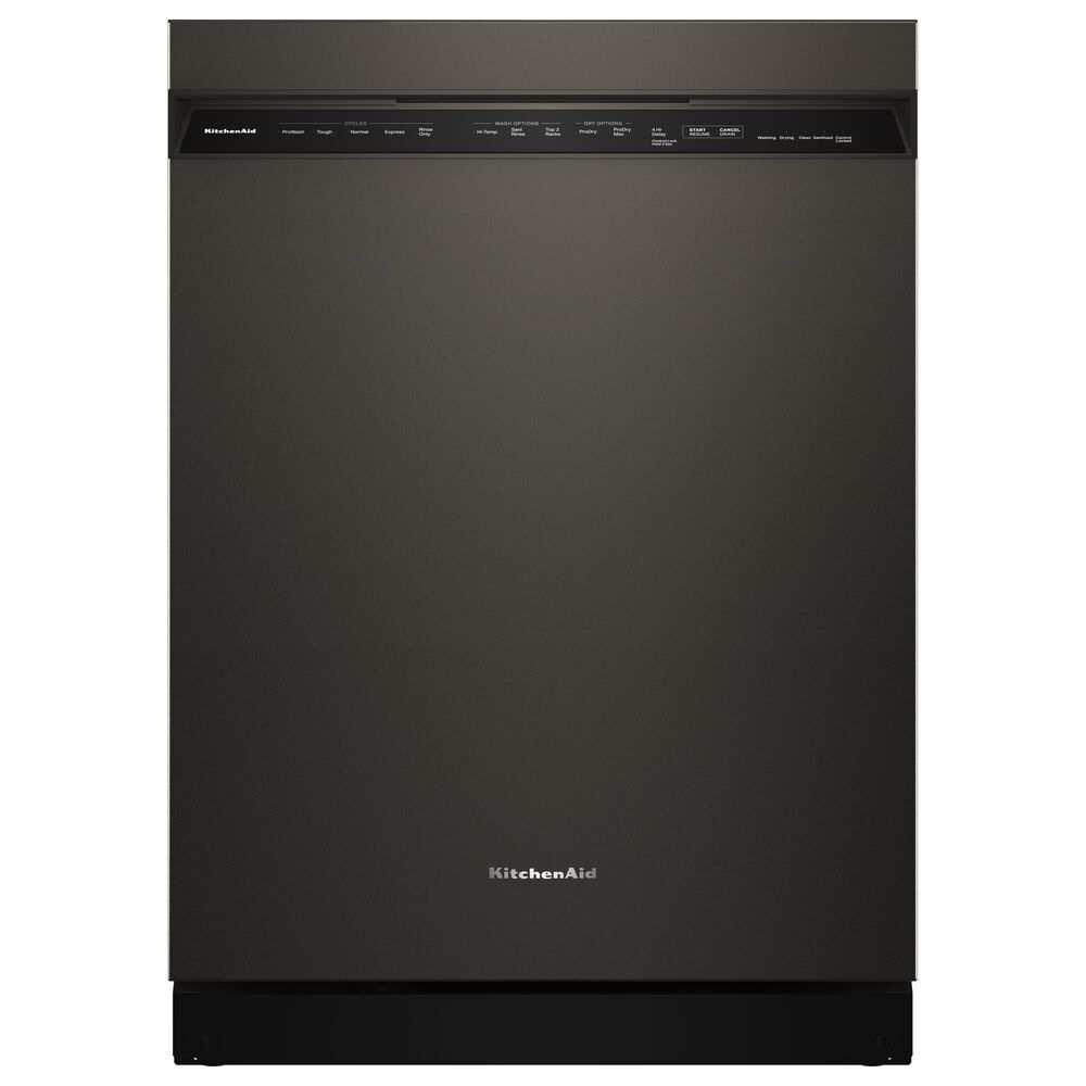 KitchenAid 24" Third Level Jet Rack Dishwasher with 40+ Total Wash Jets and Pocket Handle in Black Ore, , large