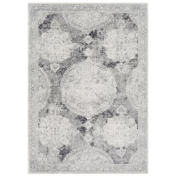 Surya Harput HAP-1041 2" x 3" Gray and White Scatter Rug, , large
