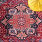 Safavieh Serapi 5"3" x 7"6" Red and Blue Area Rug, , large