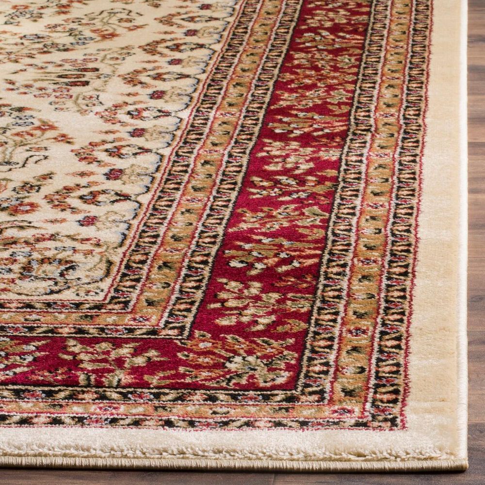 Safavieh Lyndhurst 4&#39; x 6&#39; Ivory and Red Area Rug, , large