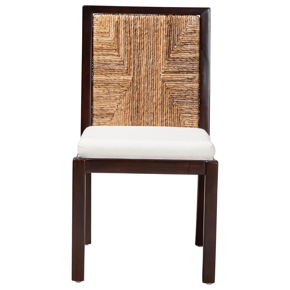 Baxton Studio Joana Side Chair in Dark Brown, , large
