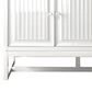 James Martin Vanities Athens 48" Single Bathroom Vanity in Glossy White with 3 cm Ethereal Noctis Quartz Top and Rectangular Sink, , large