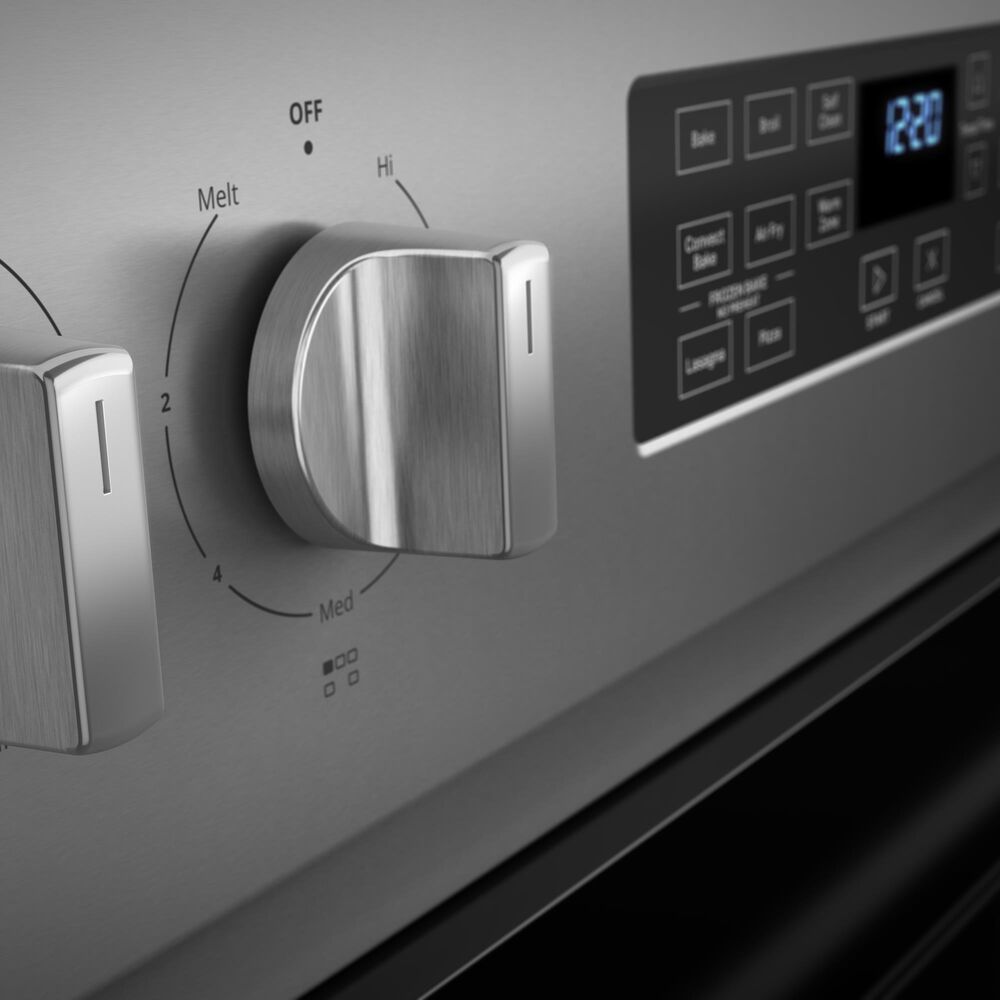 Whirlpool 5.3 Cu. Ft. Electric Range 5-in-1 Air Fry Oven in Fingerprint Resistant Stainless Steel, , large