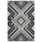 Dalyn Rug Company Portico PO5 Black 8" x 10" Area Rug, , large
