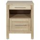 Valor Living Stonebrook 1-Drawer Nightstand with 2 USB Ports in Canyon Oak, , large