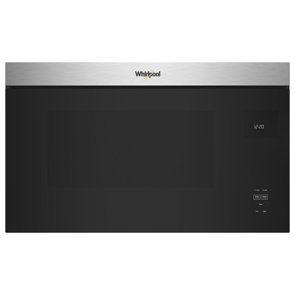 Whirlpool 3-Piece Kitchen Package with 5.0 Cu. Ft. Gas Range and 1.1 Cu. Ft. Over-The-Range Microwave in Stainless Steel, , large