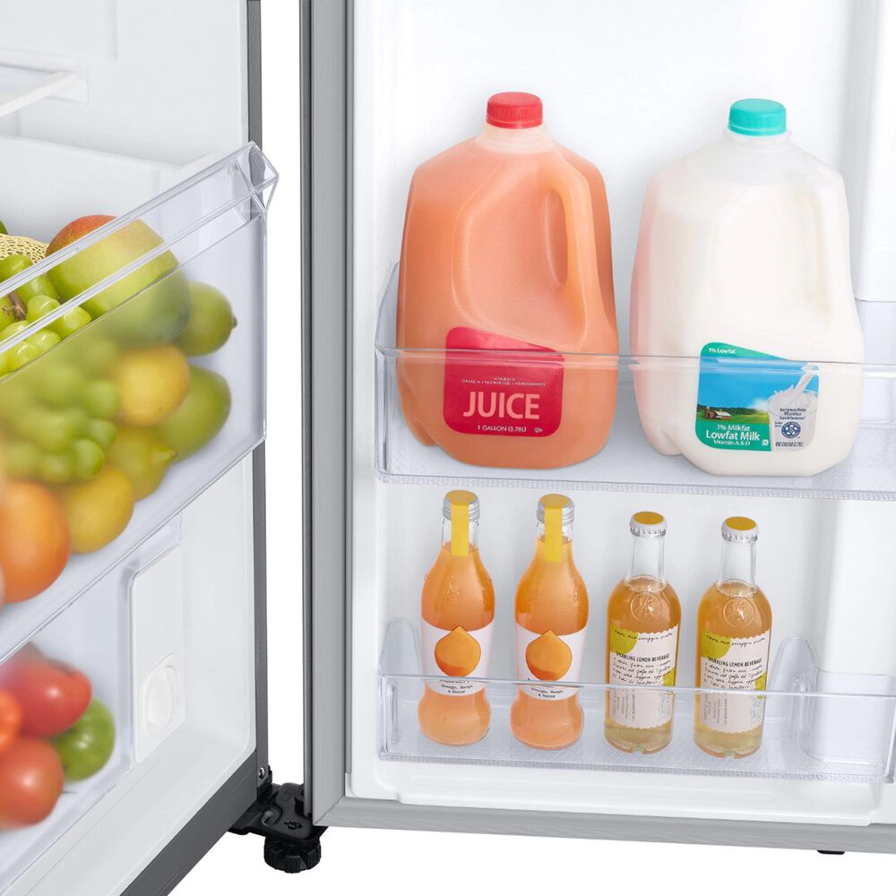 Samsung 22 Cu. Ft. Counter Depth Side by Side Refrigerator in Stainless Steel, , large