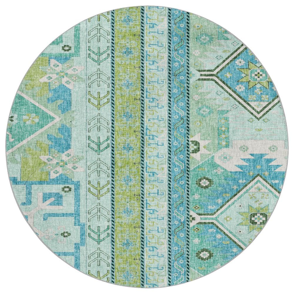Dalyn Rug Company Lorenzo LN3 Mint 8" Round Area Rug, , large