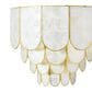 Creative Coop Gatsby 4-Tier Flush Mount in Gold, , large