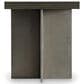 Bernhardt Interiors Polus Side Table in Graphite and Zeno, , large