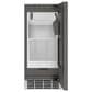 GE Profile 15" Built-In Ice Maker with Nugget Ice in Panel Ready, , large